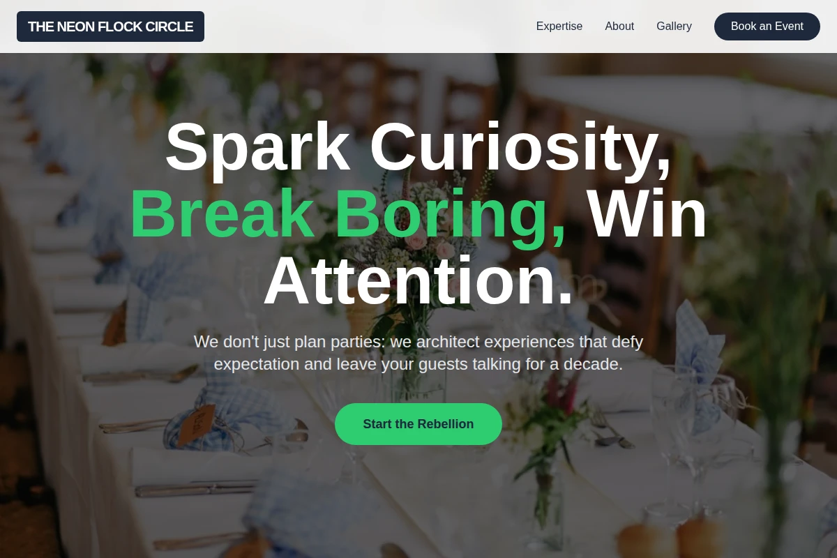 Joke Event Planning